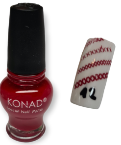 Nail Stamping Special Lack Konad 12ml  Cool Red