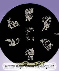 Nail Art Stamping Schablone M 34