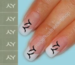 Nagellack Schablonen Nr.27