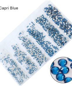 Crystal Strasssteine -Capri-Blue