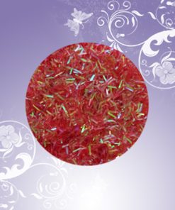 Glitter Fäden Rot F3