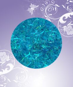 Glitter Fäden Blau F9