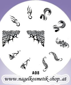 Stamping Schablone  A-08