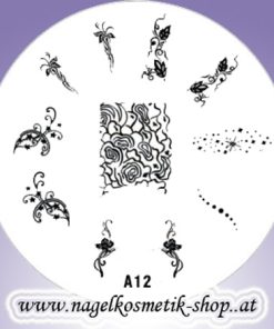 Stamping Schablone  A-12