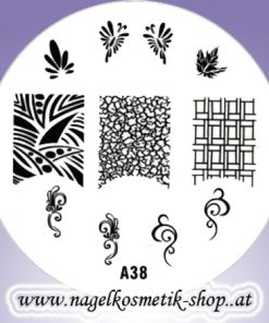 Stamping Schablone  A-38