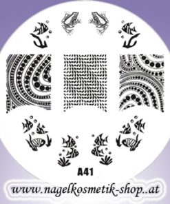 Stamping Schablone  A-41