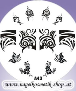 Stamping Schablone  A-43