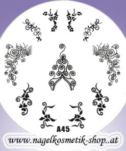 Stamping Schablone  A-45