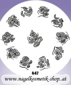 Stamping Schablone  A-47