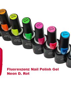 Fluorescent Gel-Lack 10ml Neon D.Rot