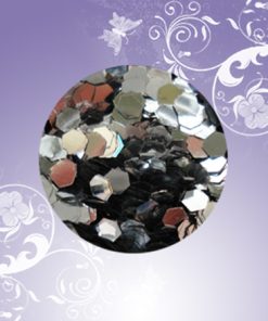 Shapes Hexagon Silber 3