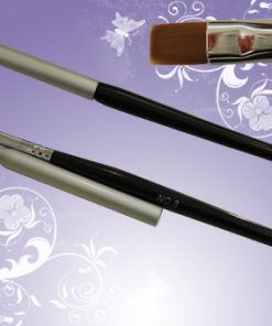Hülsen-Gelpinsel Schwarz -Silber Gr. 8