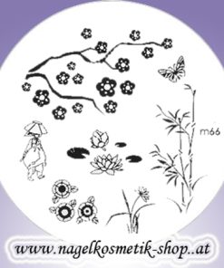 Nail Art Stamping Schablone M 66