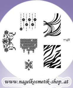 Nail Art Stamping Schablone M 69