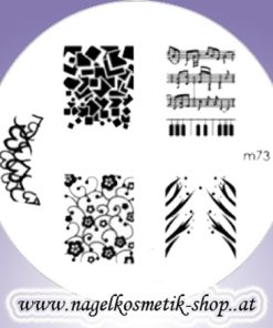 Nail Art Stamping Schablone M 73