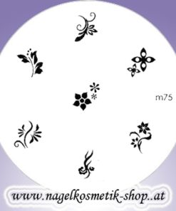 Nail Art Stamping Schablone M 75