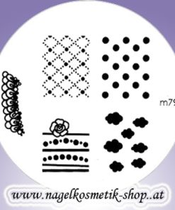 Nail Art Stamping Schablone M 79