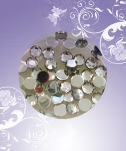 Strass -Steine in Dose Rund 2