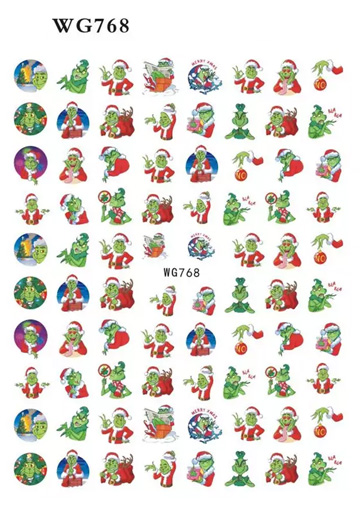 Weihnachtssticker selbstklebend WG768