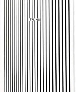 Sticker 3D Stripes-Schwarz