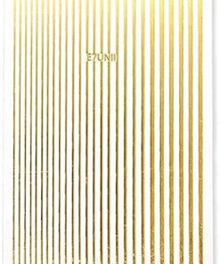 Sticker 3D Stripes-Gold